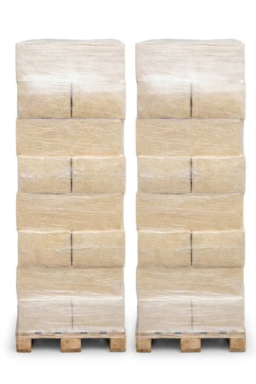 Litière Animale Copeaux de Bois (2 Palettes de 24 balles de ≃18kg)
