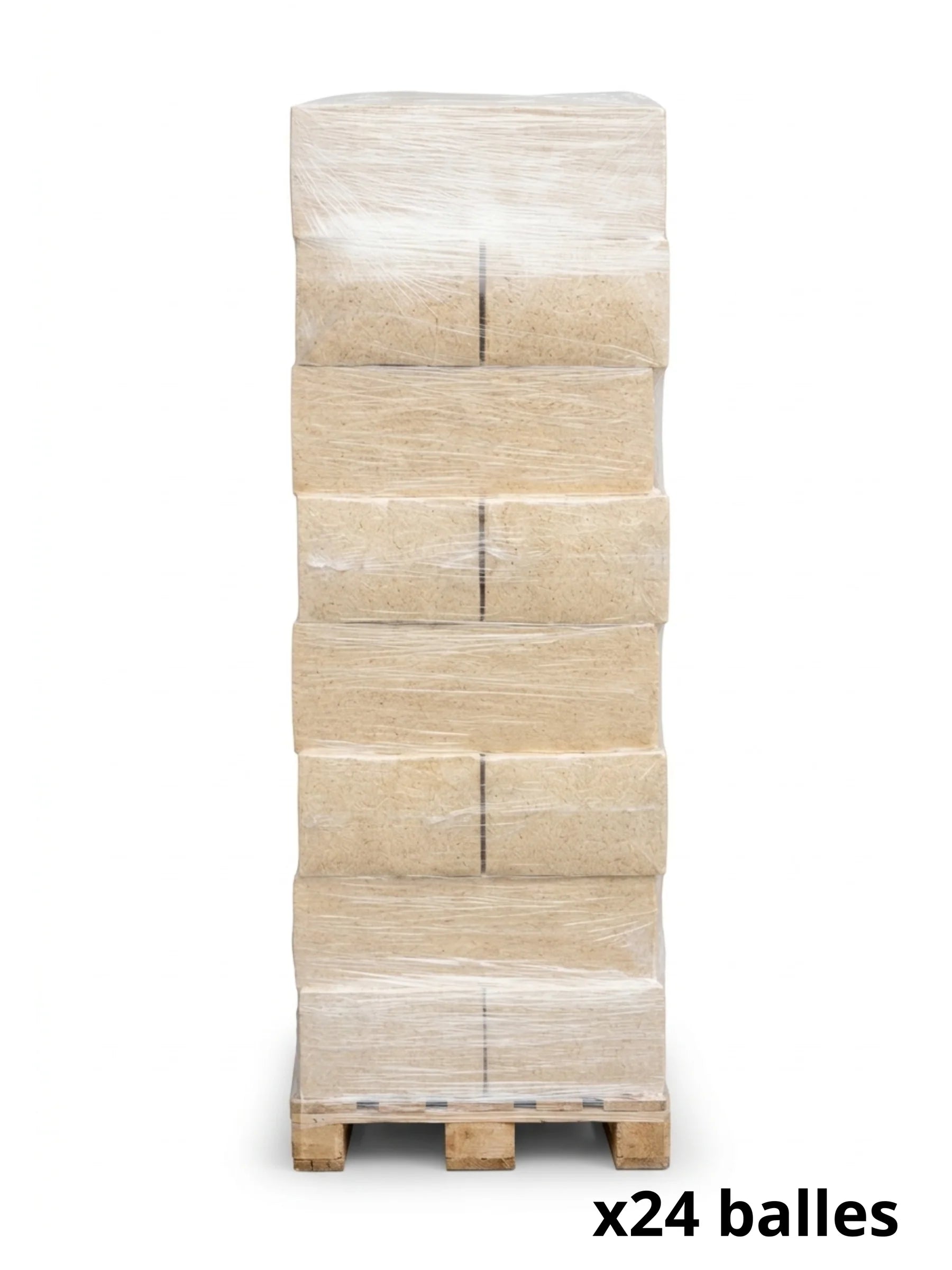 Litière Animale Copeaux de Bois ( 1 Palette - 24 balles de ≃ 18kg)